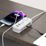 Универсальное зарядное устройство 66 W с 2 USB-портами, многофункциональный сетевой адаптер 26X-200