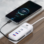 Универсальное зарядное устройство 66 W с 2 USB-портами, многофункциональный сетевой адаптер 26X-200