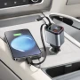 Автомобільний зарядний пристрій 4 в 1 зі швидким заряджанням, USB-портами та підсвіткою «Зоряне небо» 26X-204