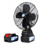 АКБ вентилятор портативний з 2 АКБ 21V, акумуляторний вентилятор для дому VL-801