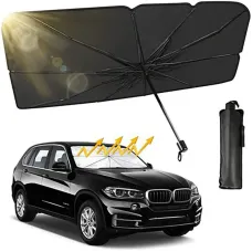 Автомобільна сонцезахисна парасолька на лобове скло 78х136 см