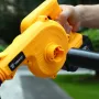 Акумуляторна повітродувка пилосос 2в1 для збирання листя, BLOWER LY-4, бездротовий садовий пилосос-дуйка