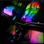 Автомобільна RGB-підсвітка салону з підтримкою програми 4 шт USB