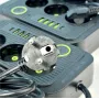 Сетевой фильтр питания UA Power Socket F09U на 185 см 3 розетки +4USB +Type-C Port , сетевой удлинитель