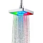 Лійка насадка для душу з LED-підсвіткою RGB світлодіодна, квадратна 150 мм LED Shower head AND XL-902