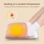 Портативна фланельова грілка для ніг з електричним підігрівом Foot warmer XL-997 Килимок з USB підігрівом