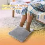 Портативна фланельова грілка для ніг з електричним підігрівом Foot warmer XL-997 Килимок з USB підігрівом