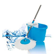 Універсальна швабра з відтискачем-центрифугою та відром Easy Mop "Кругла Швабра"