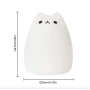 Силиконовый детский ночник "Котик" 7 режимов