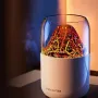 Ультразвуковий зволожувач повітря в стилі вулкана LAMP JSQ-1 280 мл Аромадифузор-нічник для дому