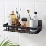 Підвісна металева полиця для ванної кімнати Bathroom shelf Органайзер у ванну До 10 кг