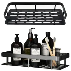 Підвісна металева полиця для ванної кімнати Bathroom shelf Органайзер у ванну До 10 кг