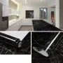 Самоклейна плівка 5 м Чорна Мармур для Кухні Kitchen Sticker Мармурова Наклейка 3 м на 60 см