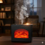 Ультразвуковий зволожувач повітря й аромадифузор LT-9058 з ефектом каміна та світлодіодною підсвіткою.