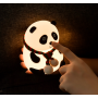 Ночник силиконовый Панда LOSSO LJC-142-А (открытые глаза)