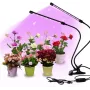 Світлодіодна фітолампа для росту рослин і розсади ZW-2 Повний спектр 2 голови LED