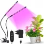 Світлодіодна фітолампа для росту рослин і розсади ZW-2 Повний спектр 2 голови LED