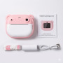 Дитячий фотоапарат-принтер JE-ET 2003, 24 Мп, миттєвий друк, рожевий
