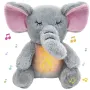 Інтерактивна м'яка іграшка-нічник повітропроникний слоник Elephant Сірий Заспокійлива плюшева іграшка Слоник