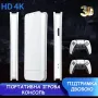 Ігрова мініконсоль HDMI M15 GAME STICK 4K 64 GB 20000 безплатних ігор + два бездротові контролери біла PS1