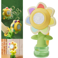 Генератор мильних бульбашок у формі соняшника з підсвіткою Seven COLOR FLOWER