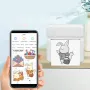 Дитячий портативний термопринтер C19 з Bluetooth і акумулятором принтер миттєвого друку з термопаперою