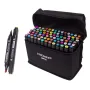 Маркери TOUCH Sketch Marker Black 80 шт. різнобарвні + сумка