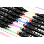 Маркери TOUCH Sketch Marker Black 80 шт. різнобарвні + сумка