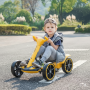Дитячий електромобіль Go-Kart складаний/ Жовтий на акумуляторі 6V/C регульованою рамою, до 50 кг HL-B6