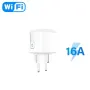 Розумна WiFi-розетка 16 А, Smart 3680 Вт/Ракетка з керуванням через телефон/Інтелектуальна розетка