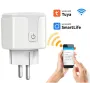 Розумна WiFi-розетка 16 А, Smart 3680 Вт/Ракетка з керуванням через телефон/Інтелектуальна розетка