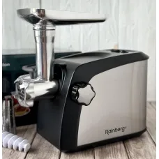 Профессиональная электрическая мясорубка Rainberg RB-673A 3800W электромясорубка с соковыжималкой