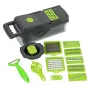Багатофункціональна овочерізка зі змінними насадками 14в1 Vegetable Salad Cutter Терка для овочів із контейнером