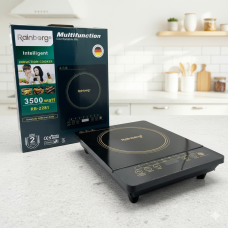 Індукційна варильна панель Rainberg RB-2281 з 1 конфоркою, портативна, потужністю 3500 Вт
