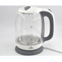Електричний дисковий скляний чайник Crownberg CB 9121 1800 Вт електричний чайник із підсвіткою