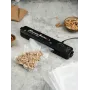 Вакуумний пакувальник для кухні чорний Вакууматор побутовий vacuum sealer Продуктовий вакуумний пакувальник для дому