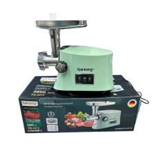 Мясорубка электрическая Rainberg 3800W с насадками и реверсом RB-2272