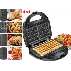 Мультимейкер 4 В 1 Opera OP-908 Гриль Сендвічниця Вафельниця Горішниця