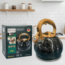 Чайник Rainberg RB-2310 3 л зі свистком для газових, індукційних і електричних плит