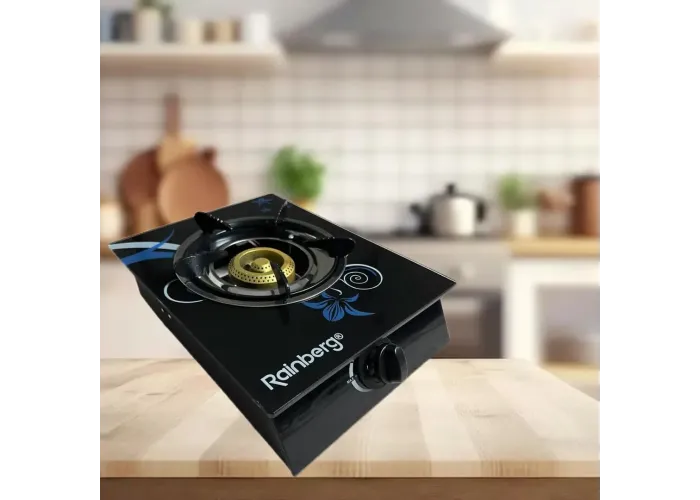 Газова плита таганок Rainberg RB-2230 на 1 конфорку в стилі High-tech