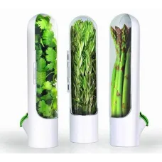 Контейнер органайзер для зберігання зелені 25*9,5 см у холодильник HERB SAVER HZ-11 для овочів