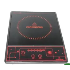 Плита настільна інфрачервона Crownberg CB-1322 одна комфорка 2000 Вт Чорна