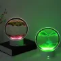 Настольная LED лампа ночник Песочные часы 3D "Moving Sands Capes" USB Ночной светильник