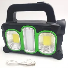 Ліхтар акумуляторний Hurry Bolt HB-6169 із сонячною батареєю і функцією PowerBank