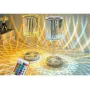 Декоративный LED светильник Crystal light, с пультом ДУ / Настольная аккумуляторная лампа