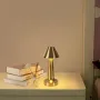 Настольная лампа металлическая с аккумулятором Table Lamp Настольная сенсорная LED лампа