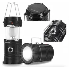 Кемпінгова LED-лампа X-BAIL BL-5800 з ліхтариком і сонячною панеллю