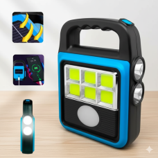 Ліхтар прожектор USB із сонячною панеллю та повербанком Solar LED light HS-8020 60 Вт водозахисту IP65