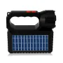 Сонячна зарядна станція OK-718S-A з LED+COB ліхтарем 10 Вт, PowerBank, сонячна панель, 3 виносні лампи, акумуляторна ручна