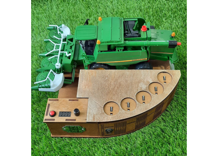 Наливатор «Комбайнер» John Deere под 5 рюмок